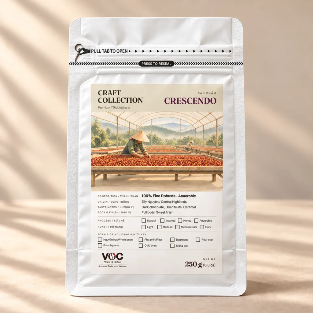 Crescendo – 100% Fine Robusta Anaerobic