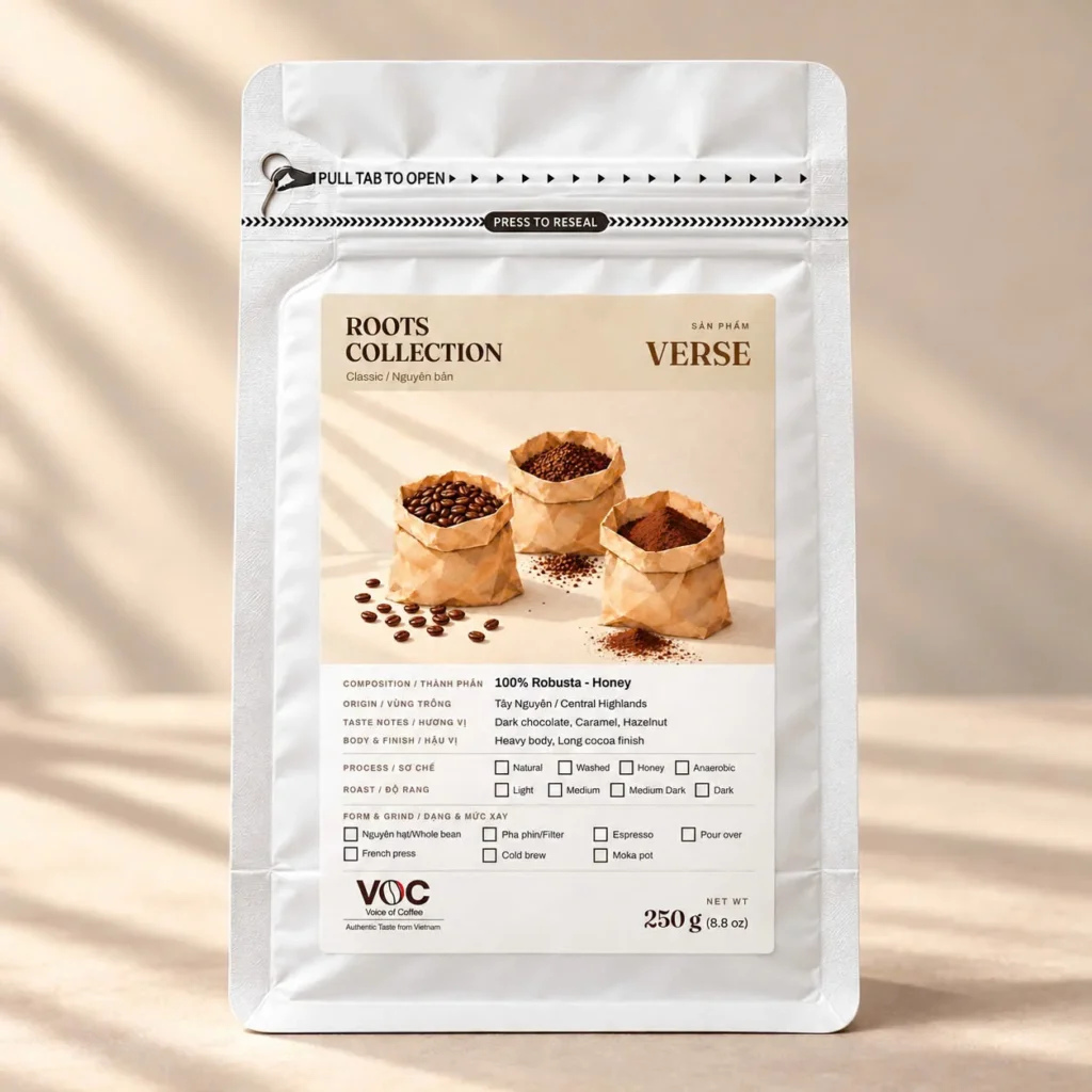 Verse – 100% Robusta Honey